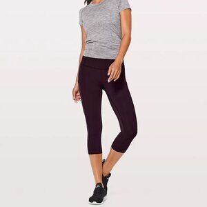 Lululemon Fast and Free Reflective High-Rise Crop 19"